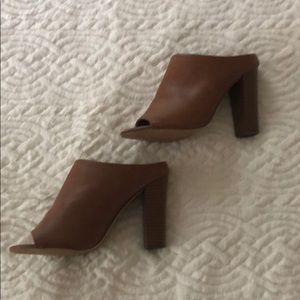 Open toed ankle booties